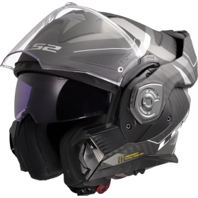 Casque LS2 FF901 Advant X Carbon Horizon Argent Gris