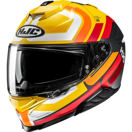 Casque HJC I71 Viz MC3SF Orange Jaune Rouge