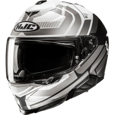 Casque HJC I71 Viz MC5 Gris Blanc