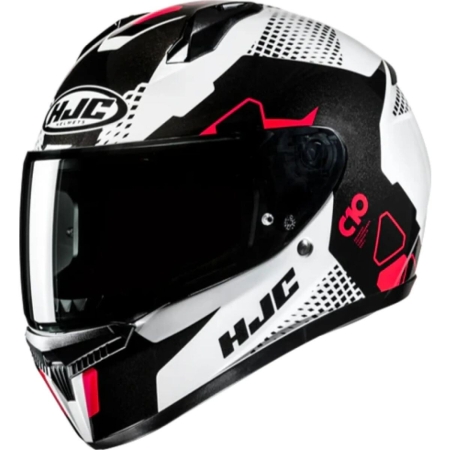 Casque HJC C10 Aspa MC1 Noir Blanc Rouge
