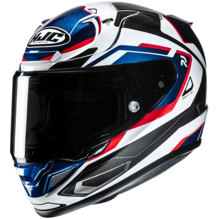 Casque HJC RPHA12 Brels Blanc Rouge Bleu