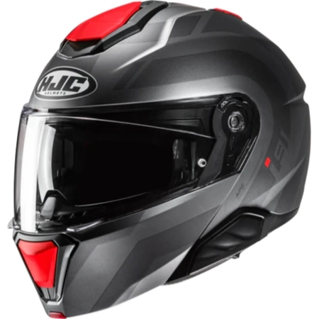 Casque HJC I91 Arven MC1SF Gris Rouge