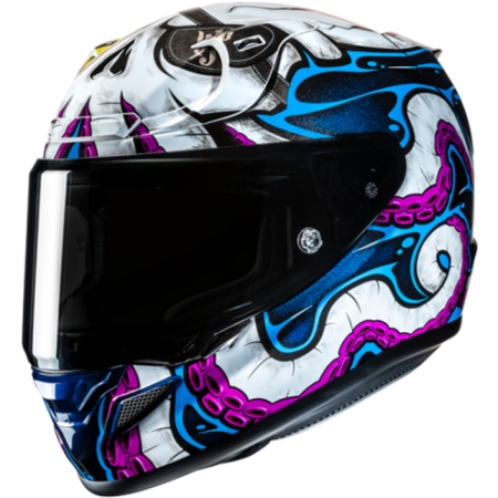Casque HJC RPHA 12 Kraken Bleu Violet
