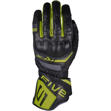 Gants Five RFX Sport Evo Noir Jaune Fluo