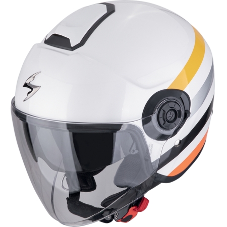 Casque Scorpion Exo-City II Bee Blanc Jaune
