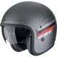 Casque Scorpion Belfast Evo Adonis Argent Mat Rouge