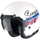 Casque Scorpion Belfast Evo Adonis Blanc Rouge Bleu