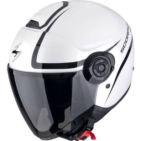 Casque Scorpion Exo-City II Intercity Blanc Noir