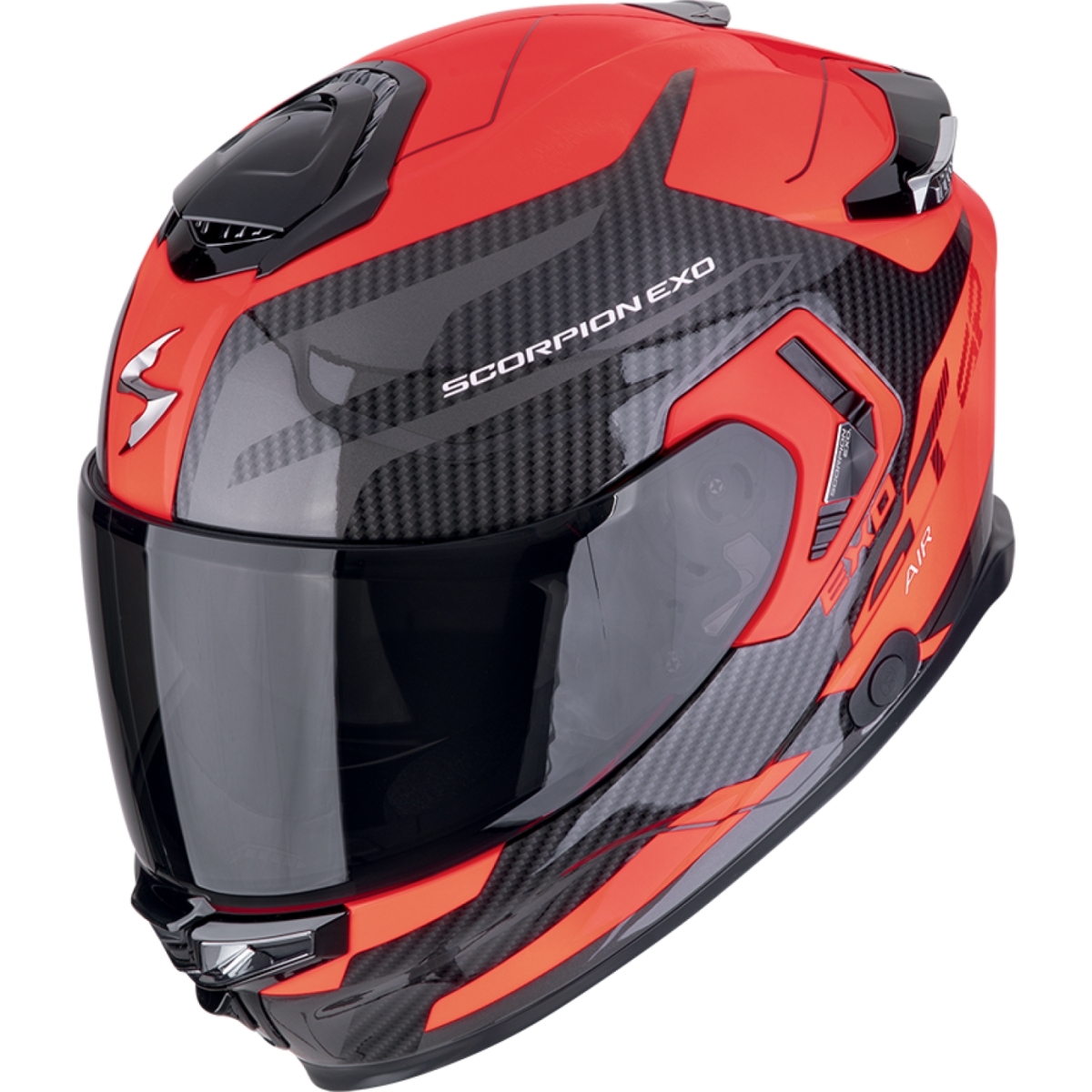 Casque Scorpion Exo-GT SP Air Flex Noir Rouge Fluo