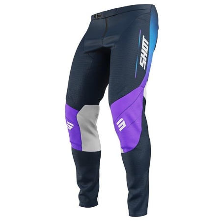 Pantalon Cross Shot Contact Apex Mx25 Bleu - Equipement Cross SHOT