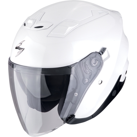 Casque Scorpion Exo-Z1 Solid Blanc Perle - Casque Jet SCORPION