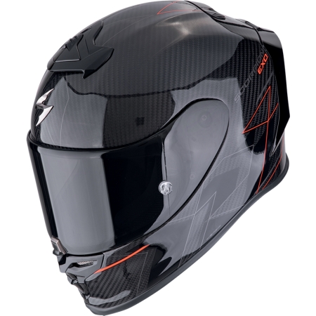 Casque Scorpion Exo-R1 EVO Carbon Air Cynergy Noir Rouge - Casque Intégral Scorpion