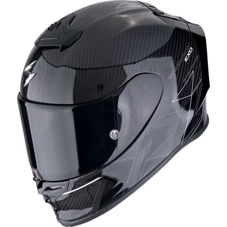 Casque Scorpion Exo-R1 EVO Carbon Air Cynergy Noir Blanc - Casque Intégral SCORPION