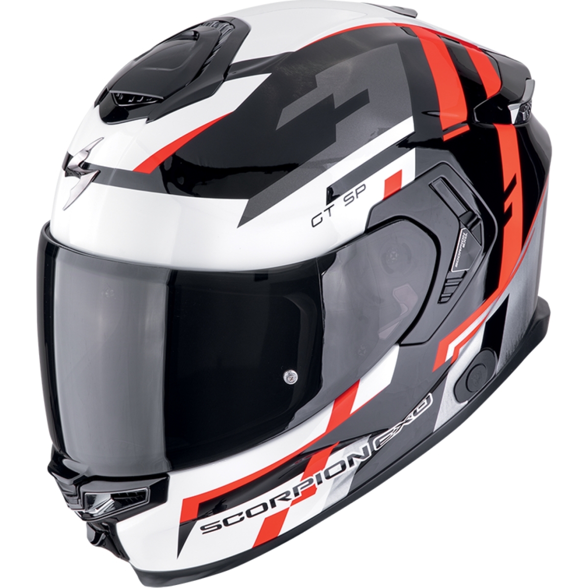 Casque Scorpion Exo-GT SP Air Tornado Noir Rouge