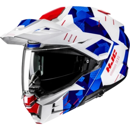 Casque HJC I80 Roki MC21 Blanc Bleu Rouge