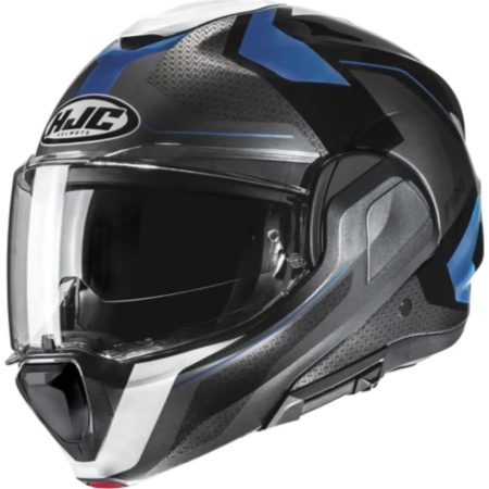 Casque HJC F100 Bios MC2 Gris Bleu