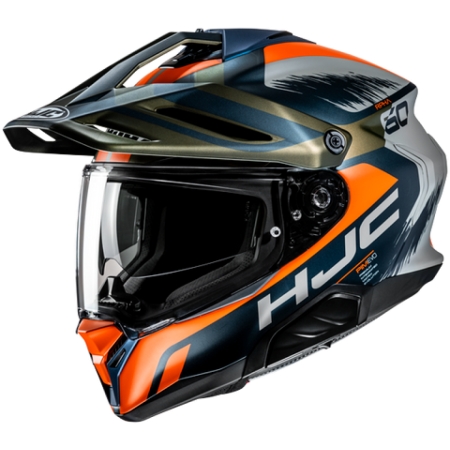Casque HJC RPHA 60 Quid Orange Gris Or