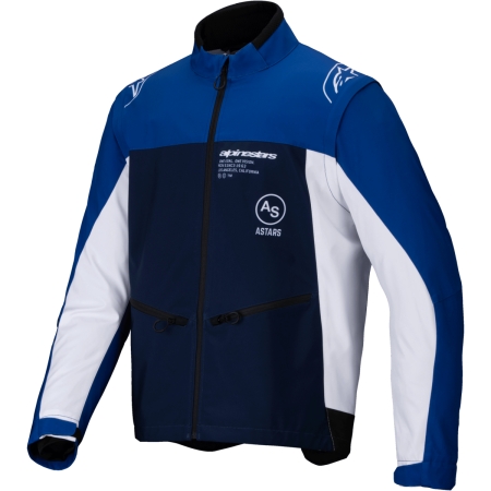 Veste Cross Alpinestars Lite-Dura Softshell Navy Brillant Bleu Blanc