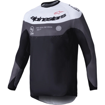 Maillot Cross Alpinestars Pro-Dura Magnet Noir Blanc