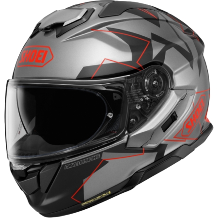 Casque Shoei GT-AIR 3 MM93 Collection Grip TC-1 Gris Rouge - Casque Intégral SHOEI