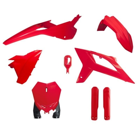 Kit Plastiques Racetech Rouge 1110098001 - Carénage et protection RACETECH