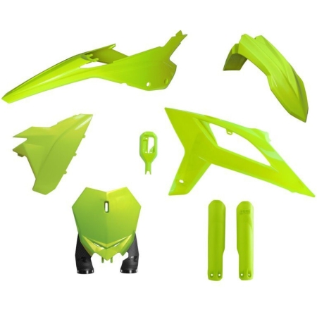 Kit Plastiques Racetech Jaune Fluo 1110098005 - Carénage et protection RACETECH