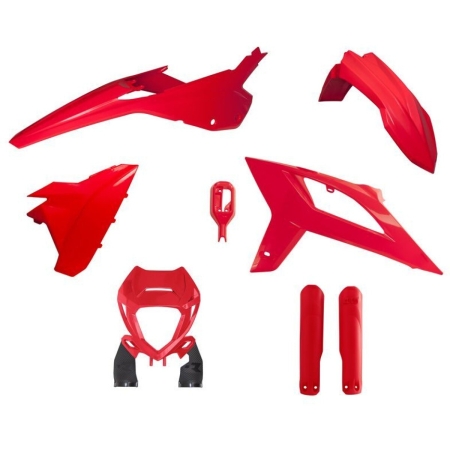 Kit Plastiques Racetech Rouge 1110097001 - Carénage et protection RACETECH
