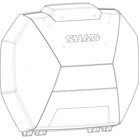 Couvercles Shad Valises Latérales SH38 Carbone