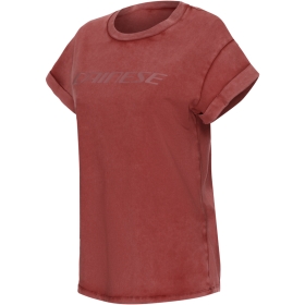T-Shirt Femme Dainese Sfumata Pear Rouge