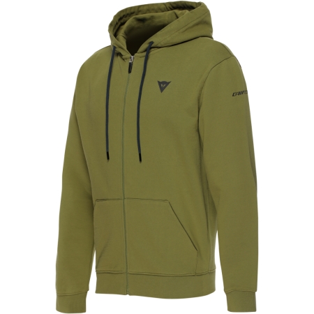 Sweat À Capuche Dainese Speed Demon Full-Zip Hoodie Olive Branch Vert