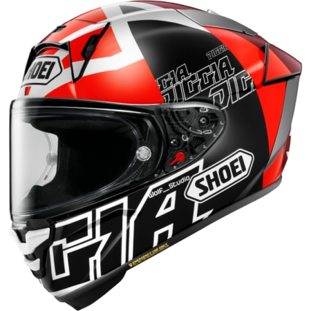 Casque Shoei X-SPR Pro Diggia2 Tc-1 Noir Rouge - Casque Intégral SHOEI