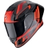 Casque Scorpion Exo R1 Evo II Air Vital Noir Argent Rouge