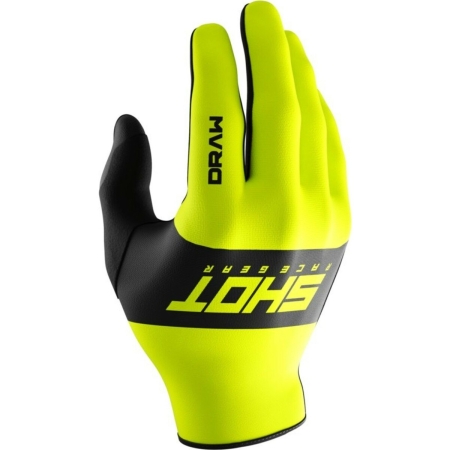 Gants Cross Shot Draw Sky Jaune Fluo Noir