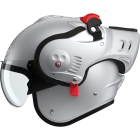 Casque Roof RO5 Boxer Alpha Silverwhite Argenté Mat