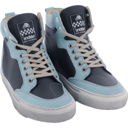 Baskets Femme Helstons Maya Armalith Gris Bleu Ciel - Equipement Femme HELSTONS