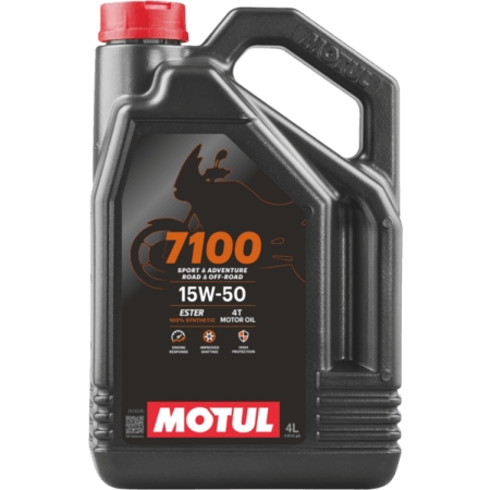Huile Moteur Motul 7100 4T 15W50 - 4 Litres