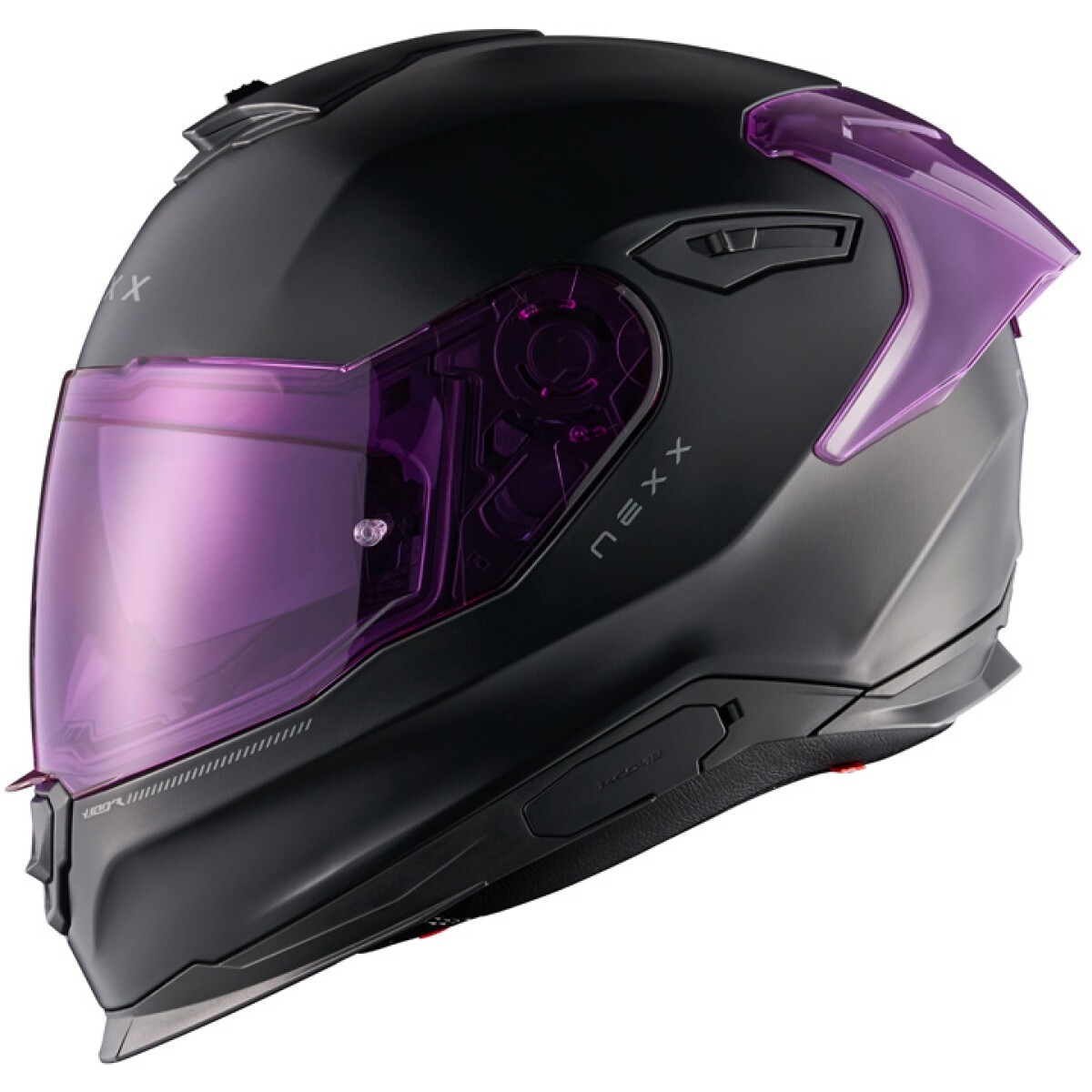 Casque Nexx Y.100R Subsonic Noir Rose Mat
