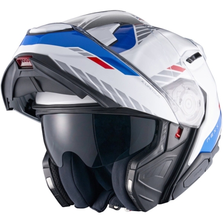 Casque Modulable Nexx X.Lifetour Globe Blanc Bleu
