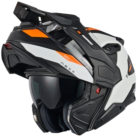 Casque Modulable Nexx X.Lifecountry Terra Blanc Orange Mat