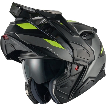 Casque Modulable Nexx X.Lifecountry Terra Gris Neon Mat