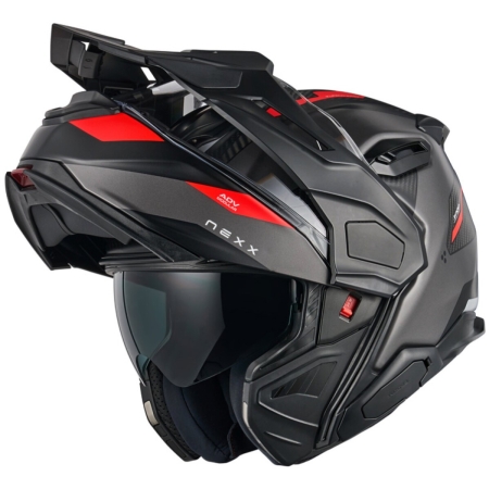 Casque Modulable Nexx X.Lifecountry Terra Gris Rouge Mat
