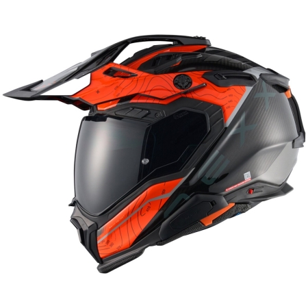 Casque Intégral Nexx X.WED3 Furka Orange Gris
