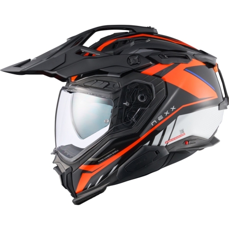 Casque Intégral Nexx X.WED3 Gobi Orange Blanc