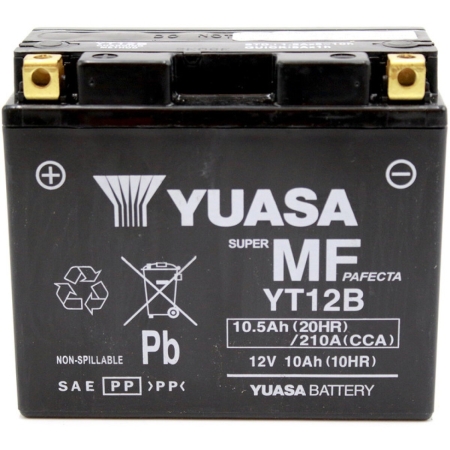 Batterie Yuasa YT12B-BS – SLA AGM12V 10,5 Ah prête à l’emploi