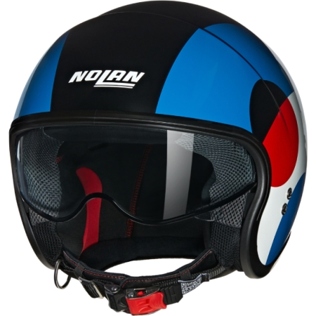 Casque Nolan N21 06 Bicromo 345 Noir Bleu Rouge