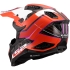 Casque Cross Ls2 MX703 Carbone X-Force Galuo Orange