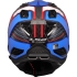 Casque Cross Ls2 MX703 Carbone X-Force Galuo Blanc Rouge Bleu