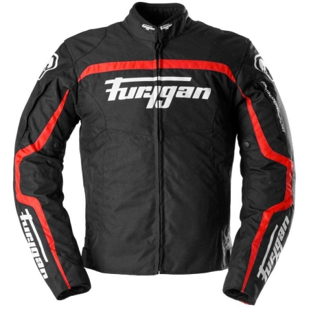 Blouson Furygan Diablo Noir Rouge