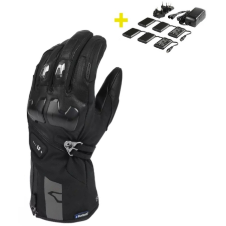 Gants Chauffants Macna Progress 2.0 Kit 12V 3A Noir