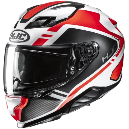 Casque HJC F71 Tozz MC6HSF Blanc Orange
